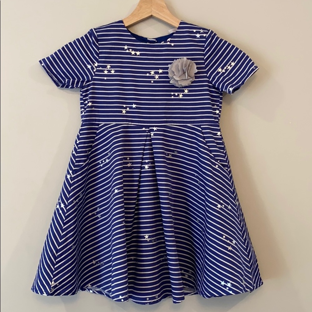 Joules girls cotton poplin dress